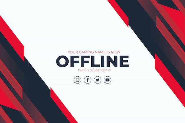 Modern Twitch Background Design