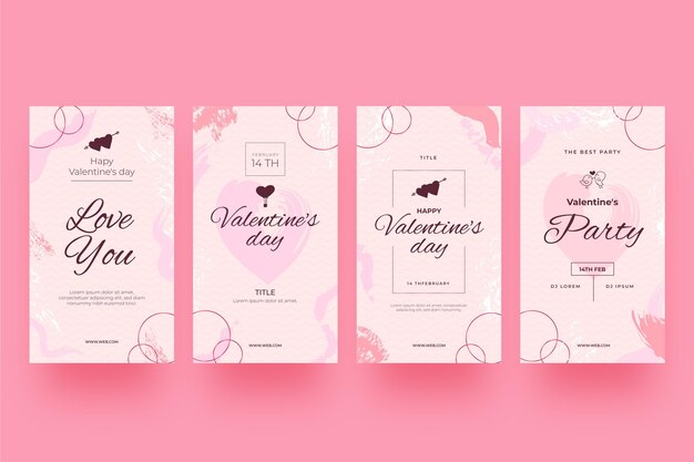 Modern valentine's day stories pack