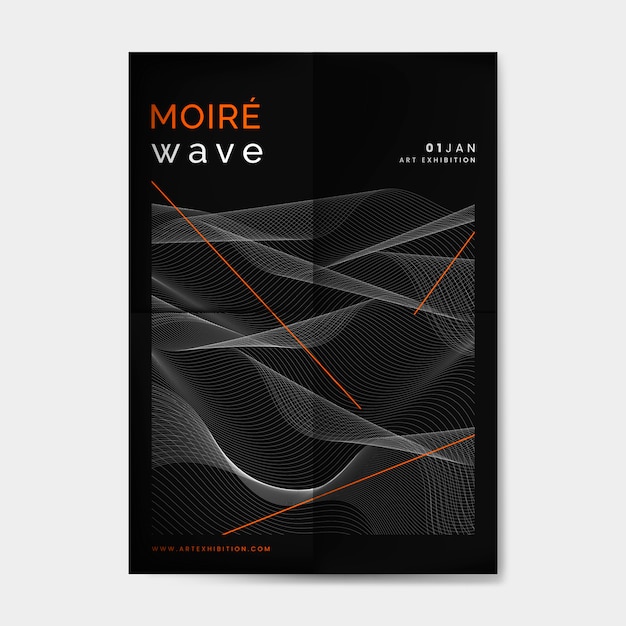 Moiré pattern background