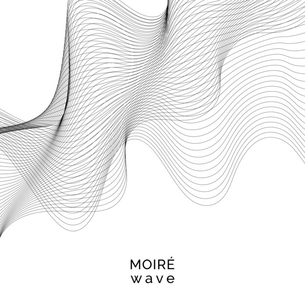 Moiré pattern background