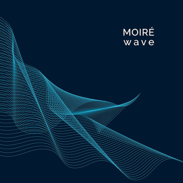 Moiré pattern background