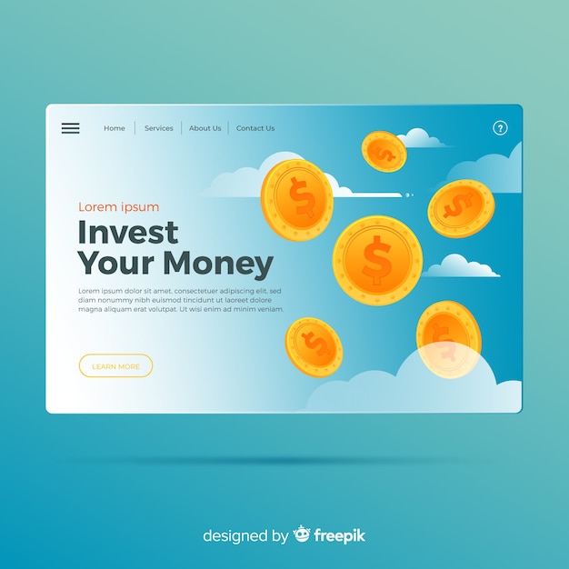 Money landing page