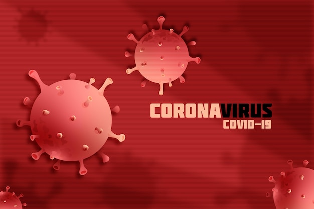 Monochromatic coronavirus background