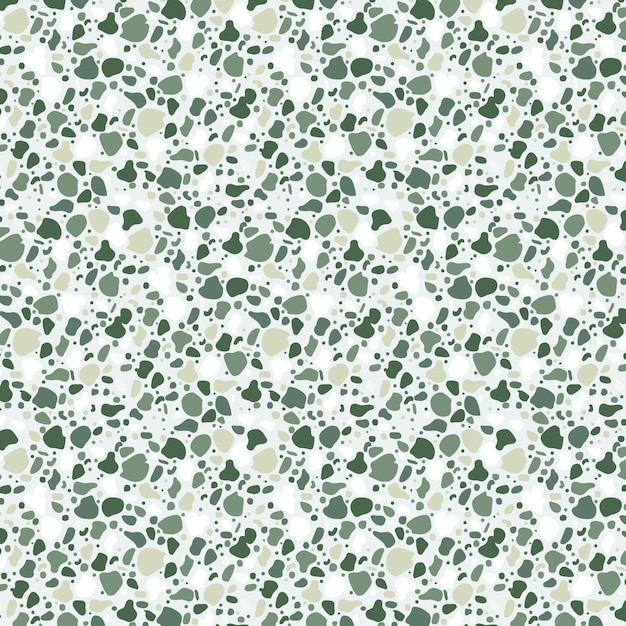 Monochromatic terrazzo pattern design