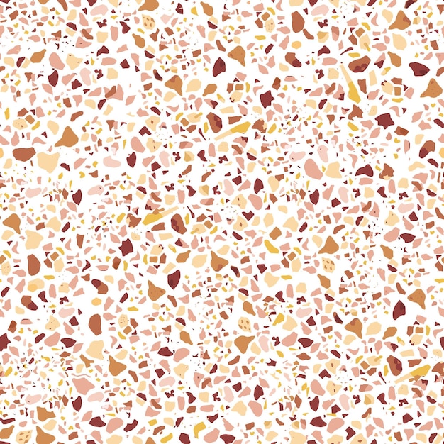 Monochromatic terrazzo pattern design