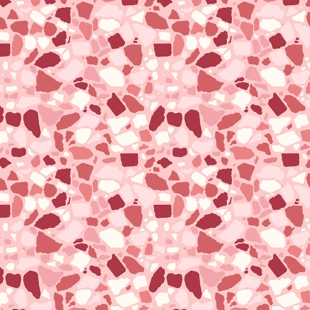 Monochromatic terrazzo pattern design