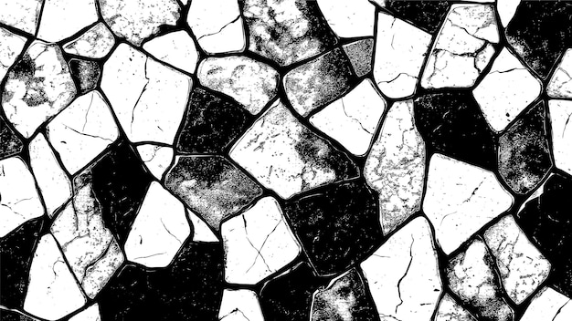 Free Vector monochromatic terrazzo pattern