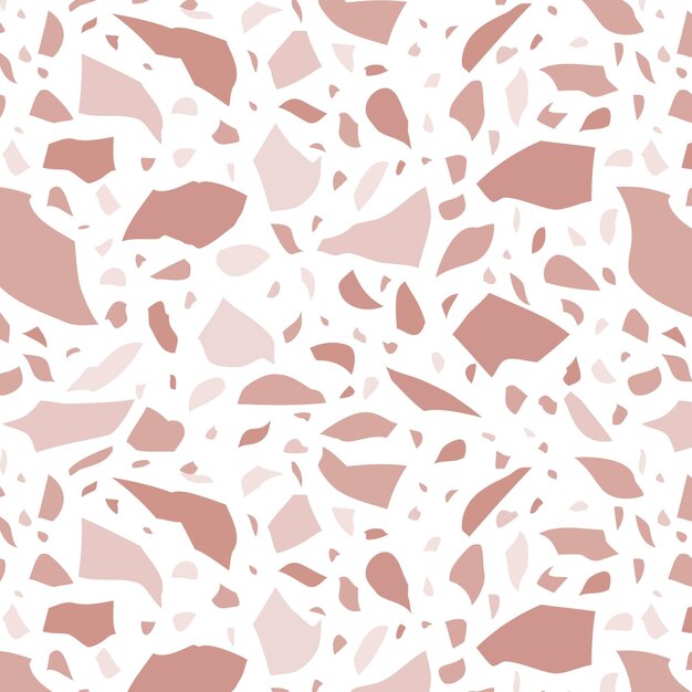 Monochromatic terrazzo pattern