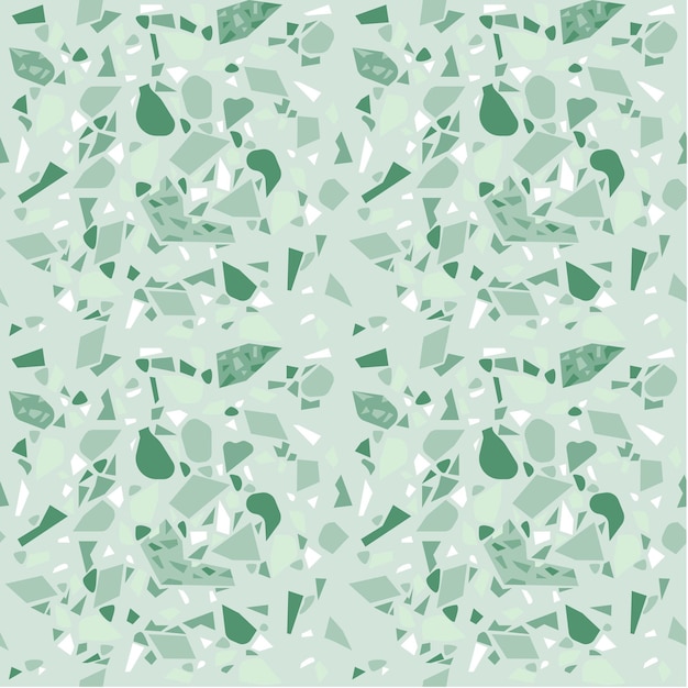 Monochromatic terrazzo pattern