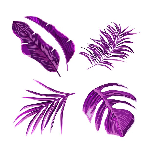 Monochromatic tropical leaves