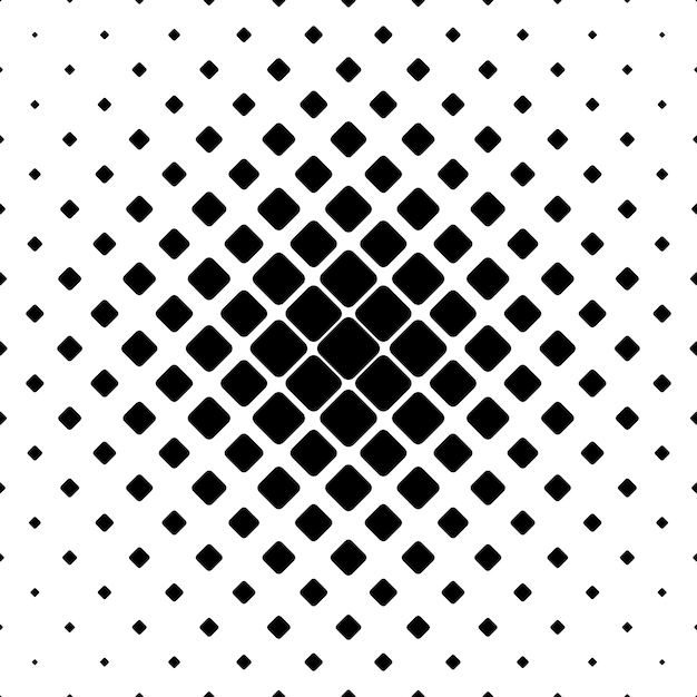 Monochrome square pattern background - geometric vector illustration