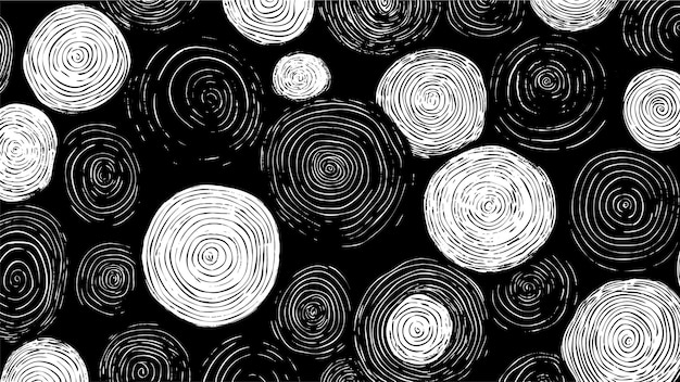 Free Vector monochrome swirl pattern