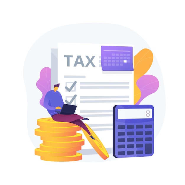 Monthly expense planning. Reminder for appointment. Payment deadline, worker with timetable, organizer schedule. Countdown to payday. Vector isolated concept metaphor illustration.