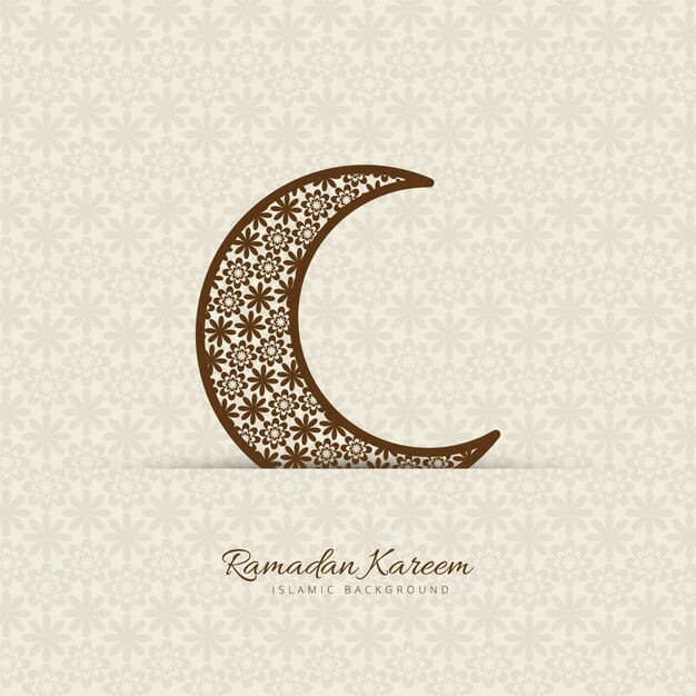 Moon design for ramadan kareem