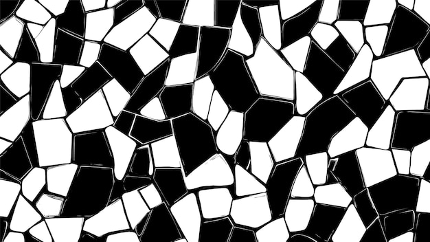 Free Vector mosaic of black and white tiles