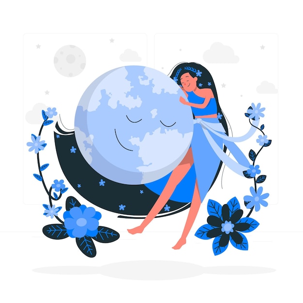 Free Vector mother earth day concept illustration