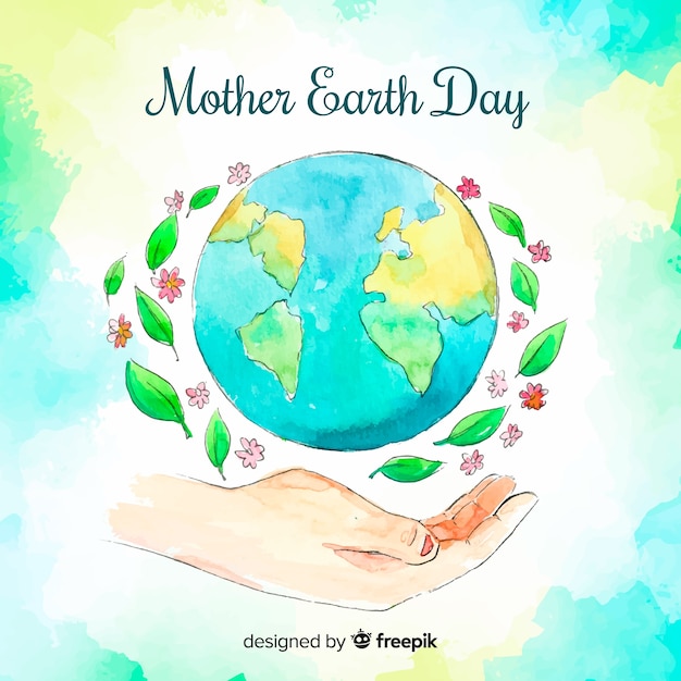 Free vector mother earth day