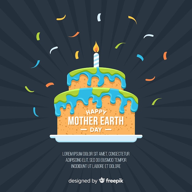 Free Vector mother earth day