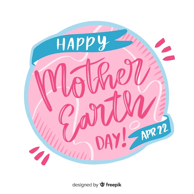 Free Vector mother earth day