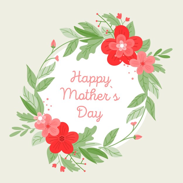 Mother's day background floral design