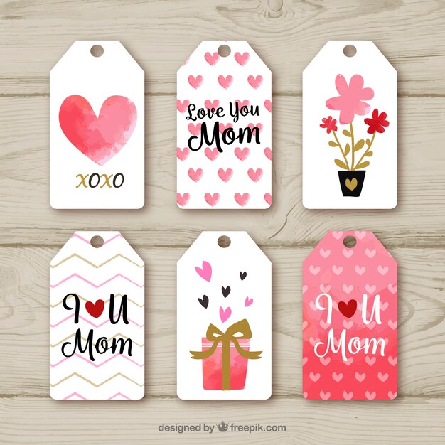 Mother's day label collection