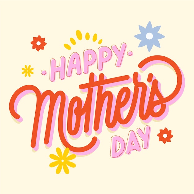 Mother's day lettering