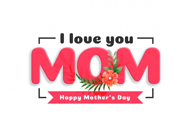 Mother's day love greeting background