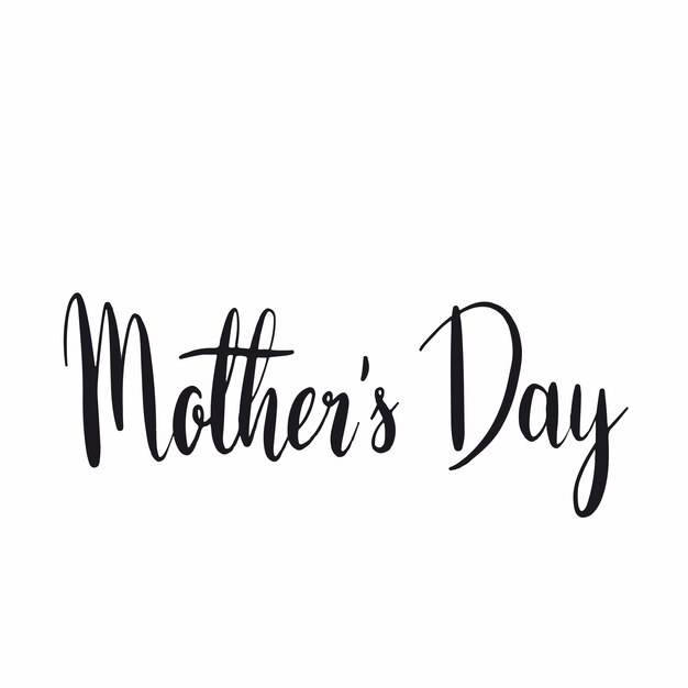 Mother s day typography style vector