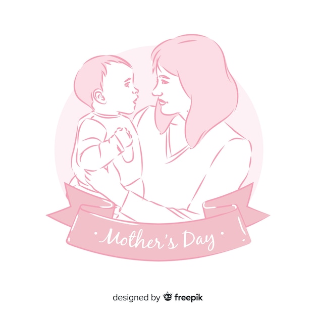 Free Vector mother's day