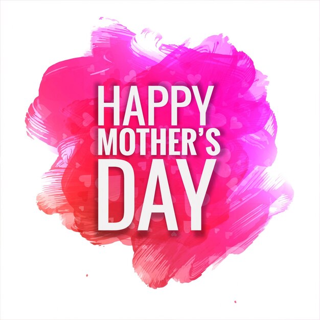 Mothers day background with paint brushes