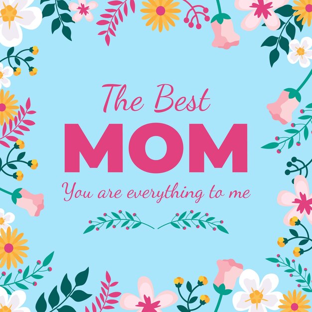 Mothers day floral theme