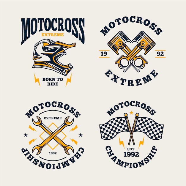 Motocross logo collection