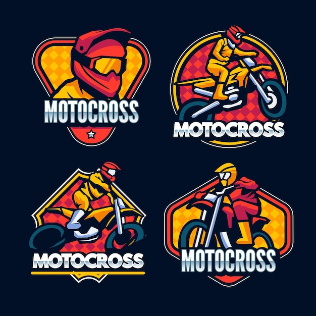 Motocross logo collection