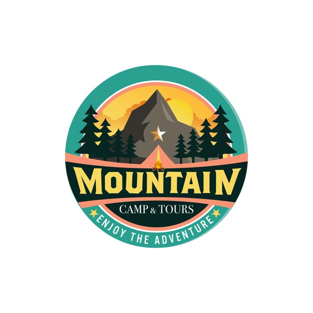 Mountain Logo Badges