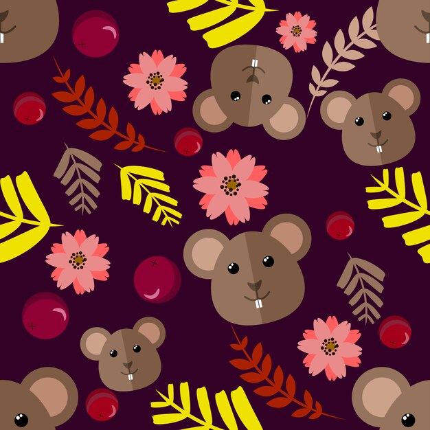 Mouse pattern background