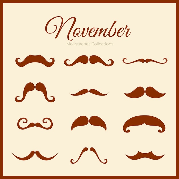 movember moustaches collection