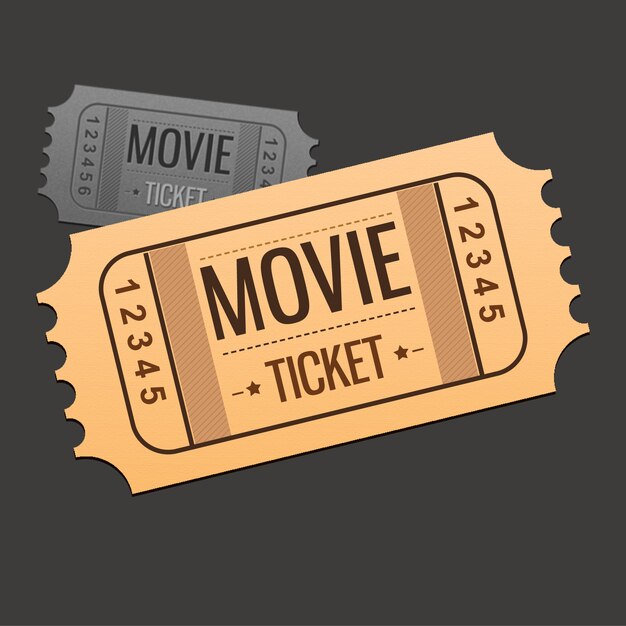 Movie ticket design