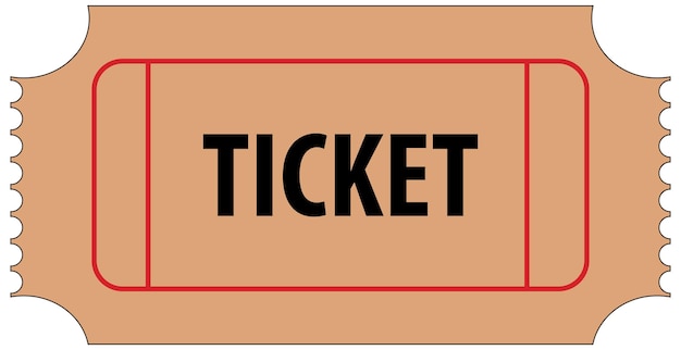 A movie ticket icon