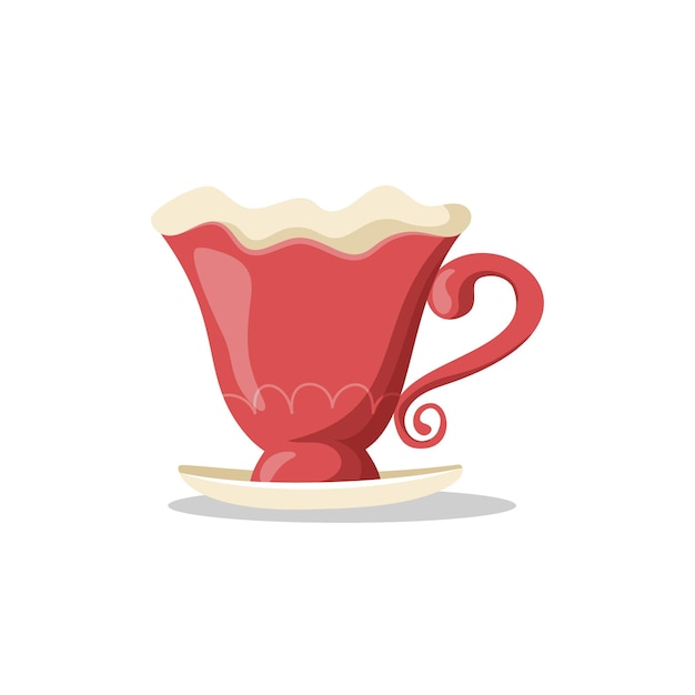 Free vector mug vector illustration flat