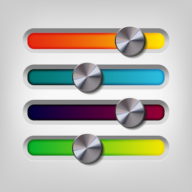 Free Vector multicolor bar design