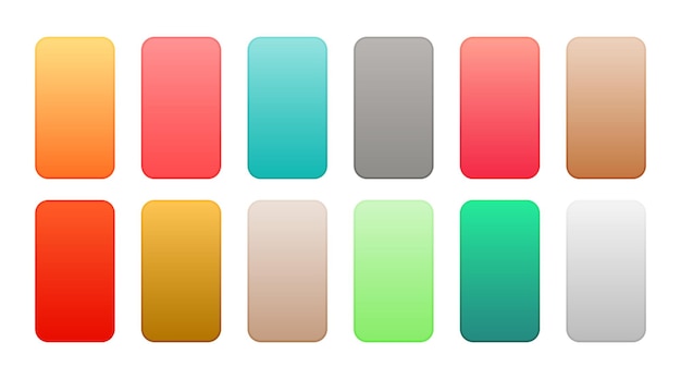 Free Vector multicolor gradient textures for web or app presentations