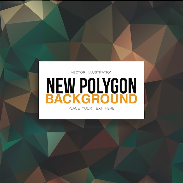 Multicolor polygonal background