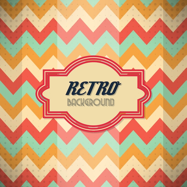 Multicolor retro background