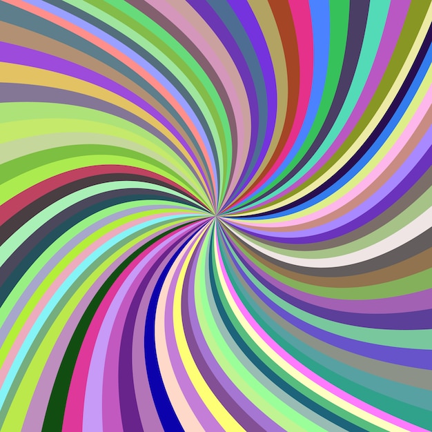 Multicolor spiral background