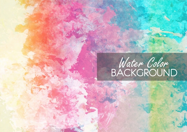 Multicolor watercolor background