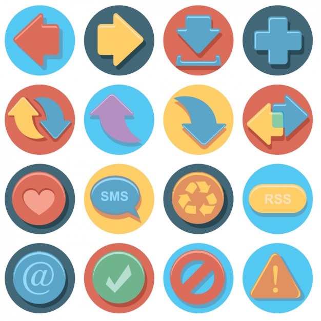 Free Vector multimedia icon collection