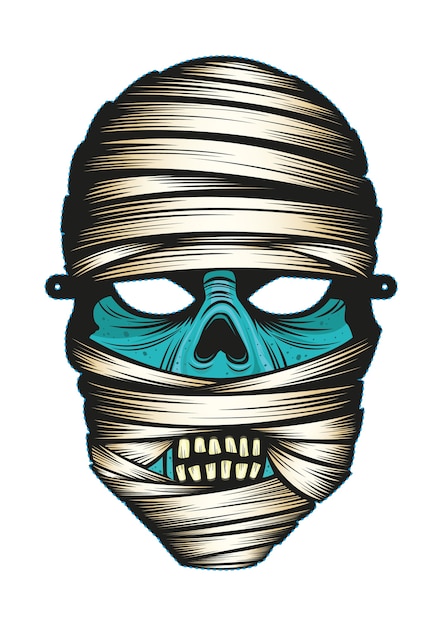 Free Vector mummy mask