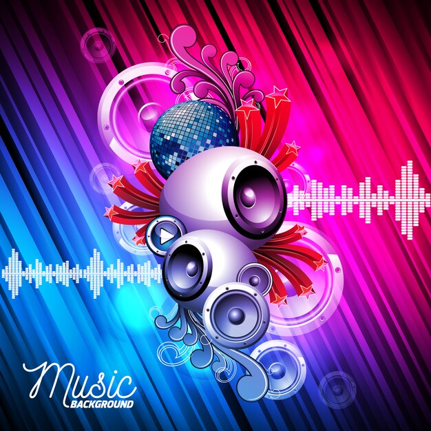 Music background design