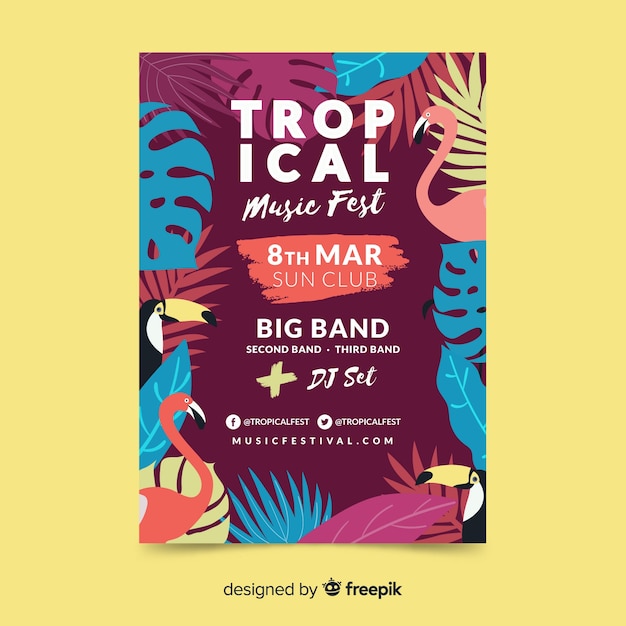 Music festival poster