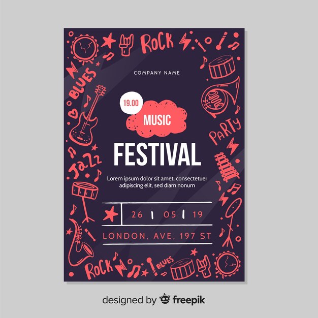 Music festival poster